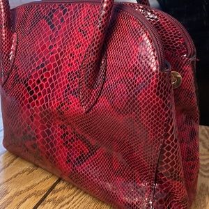 Red Snake Leather (genuine leather) Purse Imported from Cairo